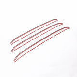 3PCS Car Front Bumper Grille Molding Trim Car Styling Accessories For NISSAN SERENA C27 2016  Stainless Steel Car Styling