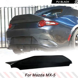 Car Trunk Spoiler Boot Lip Wing For Mazda MX5 ND 4th Generation 2016-2022 PU Spoiler Rear Trunk Spoiler Lip Cover Splitter