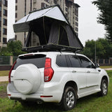 New Arrival Aluminum Triangle Hard Shell Rooftop Tent Outdoor Camping Waterproof SUV Car Roof Top Tent