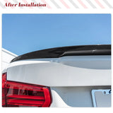 Car Rear Trunk Spoiler Wing for BMW 3 Series F30 F35 F80 M3 Sedan 2012-2019 Dry Carbon Rear Trunk Spoiler Boot Lip Wing Lip