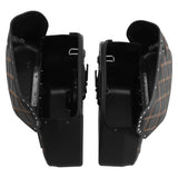 Detachable Saddlebags W/ Mount Kit Fit For Harley Fat Boy 2018-2024 Motorcycle Side Bags