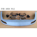 Exhaust Pipe W12 Rear Bumper Diffuser Applies For audis A8 2011-2012-2014