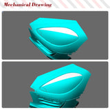 Dry Carbon Front Headlight Eyebrows for Porsche Macan Base/Turbo/GTS/S Sport Utility 4Door 2014-2018 Head Lamps Eyelid Cover