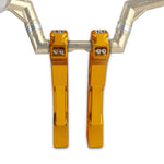 10" Handlebar Riser 1" Bar Clamp Fit For Harley Softail Dyna Low Rider 1999-2017 Fat Street Bob Wide Glide FXDWG