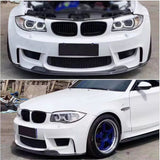 For BMW 1Series E82 1M Bumper 2012-2018 Carbon Fiber/FRP Front Body Kits Car Front Bumper Lip Chin Spoiler Splitters Apron