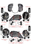 Motorcycle Saddlebag Tail Tool Luggage Saddle Bag for Harley Cruiser Sportster Fatboy Softail FLSTF Honda Yamaha Suzuki Kawasaki