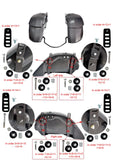 Motorcycle Saddlebag Tail Tool Luggage Saddle Bag for Harley Cruiser Sportster Fatboy Softail FLSTF Honda Yamaha Suzuki Kawasaki