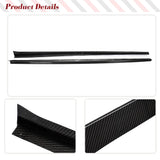 Car Side Skirts for BMW 8 Series G16 F93 M850i M Sport 4 Door Gran Coupe M8 2018-2021 Dry/Wet Carbon Side Extension Lips Spoiler