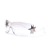 Designer Wraparound Sunglasses: Unisex Punk Style