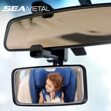 Car Baby Observing Mirror Wide Angle Curve Rearview Baby Mirror 360-Degree Rotation Safe Driving Car Auxiliary Mirror
