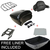 Motorcycle Painted King Tour Pack Trunk Luggage Rack For Harley Tour Pak Touring Models Road King Street Electra Glide 2014-2024