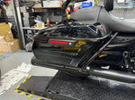 Motorcycle  Hard Chopped Performance Saddlebag Bags For Harley Touring Road King Road Glide Street Glide 2014-2023