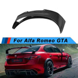 Car Spoiler GTA Style For Alfa Romeo Giulia Real Carbon Fibre Carbon Fibre Rear Boot Lid Tail Wing Upgrade