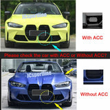 Front Bumper Grill Air Covers for BMW G80 M3 G82 G83 M4 2021 2022 Dry Carbon Fiber Front Bumper Grille Racing Grills With ACC