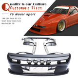 Car Accessories Fiber Glass RB PD Style Wide Body Kit Fit For 1986-1991 RX7 FC3S Bumper Side Skirts Fender Spats Duck Tail Wing