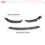 Carbon Fiber/ FRP Black Car Front Lip Body Kits for Audi A3 8V Sedan 2013-2020 Car Front Bumper Lip Chin Spoiler