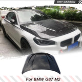 Dry Carbon Car Front Bonnet Hood for BMW 2 Series G87 M2/ 2 Series 230i M240i G42 2022 2023 Car Front Body Engine Kits