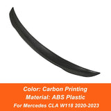 For Mercedes CLA W118 2020 2021 2022 2023 Rear Trunk  Lid Car Spoiler  Duck Tail Lip Wings External Adjustment Accessories Parts