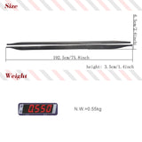 Car Side Skirt Extension Lip Spoiler Body Kits Guards For Ford Mustang GT 2015-2022 Carbon Fiber Side Skirts Extension Spoiler