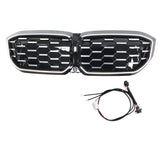 Automotive Parts Diamond Style Front Grille LED Front Bumper Grill Meteor Grille For Bmw I3 2024
