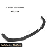 Carbon Fiber Car Front Bumper Lip Spoiler Chin Protector for Lexus IS F Base Sedan 4-Door 2011 2012 Racing Head Bumper Mudguard