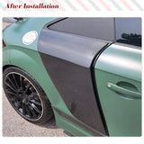 Carbon Fiber/FRP Black Side Door Fenders Blade Panels Flares for Audi MK2 8J TT TTS TTRS Coupe 2008 - 2014 Car Side Fender