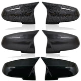 2 pieces Rearview Mirror Cover Cap Carbon Black for BMW Series 1 2 3 4 X M 220i 328i 420i F20 F21 F22 F23 F30 F32 F33 F36 X1