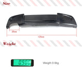 Car Rear Bumper Diffuser Lip Guard Spoiler for BMW 1 Series E87 M Tech M Sport Bumper 2007 - 2011 Carbon Fiber/FRP