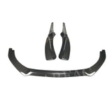 Front Bumper Lip Spoiler Splitters For Porsche Panamera 971 2017 2018 2019 Dry Carbon Fiber Head Chin Shovel Aprons