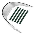 Chrome Front Rear Fender Tip Accent Trim Fit For BMW R18 Transcontinental 2021-2024 2022 2023