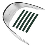 Chrome Front Rear Fender Tip Accent Trim Fit For BMW R18 Transcontinental 2021-2024 2022 2023