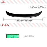 Dry Carbon Car Rear Trunk Spoiler Wing for BMW 3 Series F30 F35 F80 M3 Sedan 2012-2019 Car Rear Trunk Spoiler Boot Lip Wing Lip