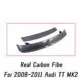 For 2008 2009 2010 2011 Audi TT MK2 Real Carbon Fibe Car Rear Trunk Lid Lip Body Kit Spoiler Wings Tuning Exterior Accessories