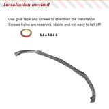 Carbon Fiber / FRP Car Front Bumper Lip Spoiler Splitters for Alfa Romeo Giulia Sport 2016 2017 2018 Front Bumper Lip