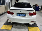 Carbon Fiber Rear Trunk Spoiler Wing For F82 M4 Coupe 2015