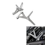 Motorcycle Passenger Foot Pegs Footrests Bracket Set For Honda CB500F CBR500R 2016-2024