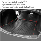 For Tesla Model 3 Y Rear Trunk Mat TPE Car Cargo Liner Pads Waterproof Protective Trunk Storage Mats Modely Car Accessories 2023