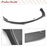 Carbon Fiber Front Front Bumper Spoiler Lip Lower Body Kit Splitter Guard Plate Trim for Mazda 3 Axela 4-Door 2014-2017