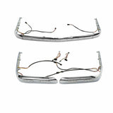 Motorcycle Trunk & Saddlebags Trim Cover LED Lights For Honda Goldwing GL1800 2001-2011