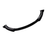 Upgrade Appearance For Tesla Model Y 2019-2024 3Pcs Body Kit Front Spoiler With Lip Bumper Chin Diffuser Carbon Look/Gloss Black