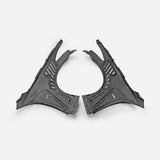 Carbon Fiber Fibre Bumper Front Fender Vents For Infiniti G37 Coupe 2-Door 2008-2015