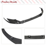 Carbon Fiber Car Front Bumper Lip Spoiler Guard Splitters for BMW Z4 G29 M Sport 2017-2020 Car Front Racing Splitters Body Kits