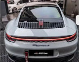 For Porsche 911 992 2019 2020 2021 2022 2023 Real Carbon Fiber Wing Lip Tail Top Roof Trunk Spoiler Cover Body Kit