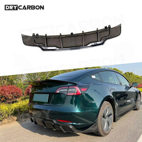 Rear Bumper Lip Chin Spoiler Bodykit For Tesla Model 3 Rear Bumper Lip Diffuser Splitters Spoiler