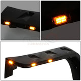 FOR 2007-2018 JEEP WRANGLER JK POCKET-RIVETED WHEEL PROTECTOR LED SIDE LIGHT LAMP FENDER FLARES