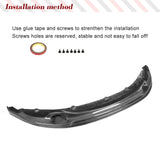 Carbon Fiber / FRP Car Front Bumper Lip Spoiler Splitters for BMW 1 Series E82 M 1M Base 1M Coupe 2-Door 2012UP Car Body Kits