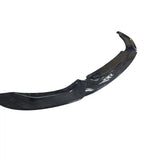 V Style Carbon Fiber Front bumper Lip for BMW 3 Series F80 M3 4Series F82 F83 M4 2014-2017 FRP black unpainted