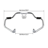 Mustache Highway Engine Guard Crash Bar For Indian Chieftain Chief Dark Horse Classic Vintage Roadmaster