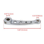 Chrome Shifter Shaft Lever For Harley Touring Road King Electra Street Glide FLHX FLHT 97-22 Softail 86-17 Trike 08-22