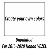 For Honda VEZEL Hatchback 2016-2020 Rear Trunk Lid Car Wings Ducktail Lip Spoiler Black Carbon Tuning Exterior Accessories Part